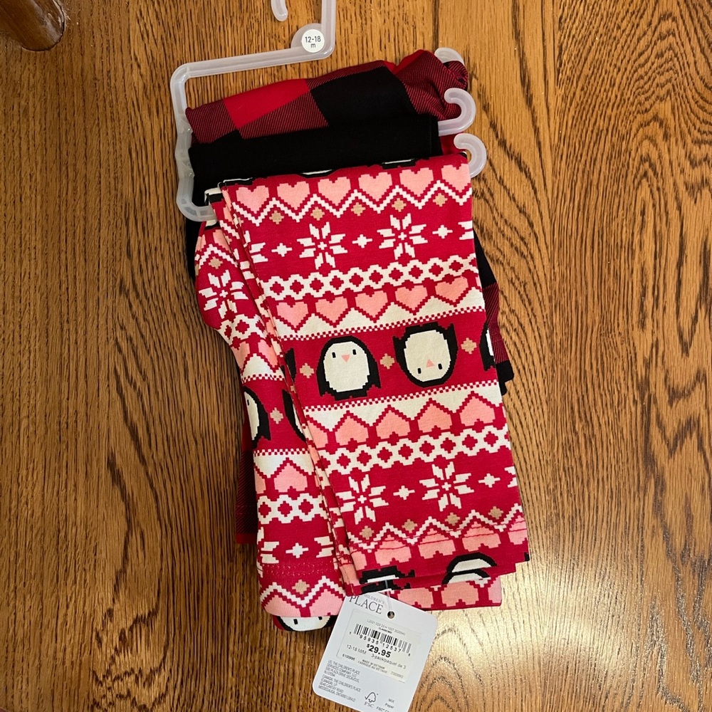 NWT The Children’s Place Three Pack Leggings
